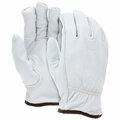 Mcr Safety Gloves, Goat Grain Aramid A4 w/Keystone Thmb, XXL, 12PK 3613HXXL